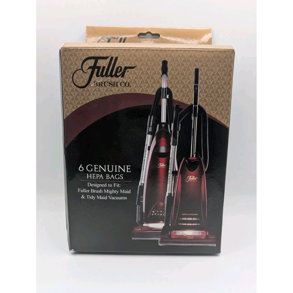Fuller Brush Co. 6 In‎ Box Genuine HEPA Vacuum Bags Fits Mighty/Tidy Maid NEW